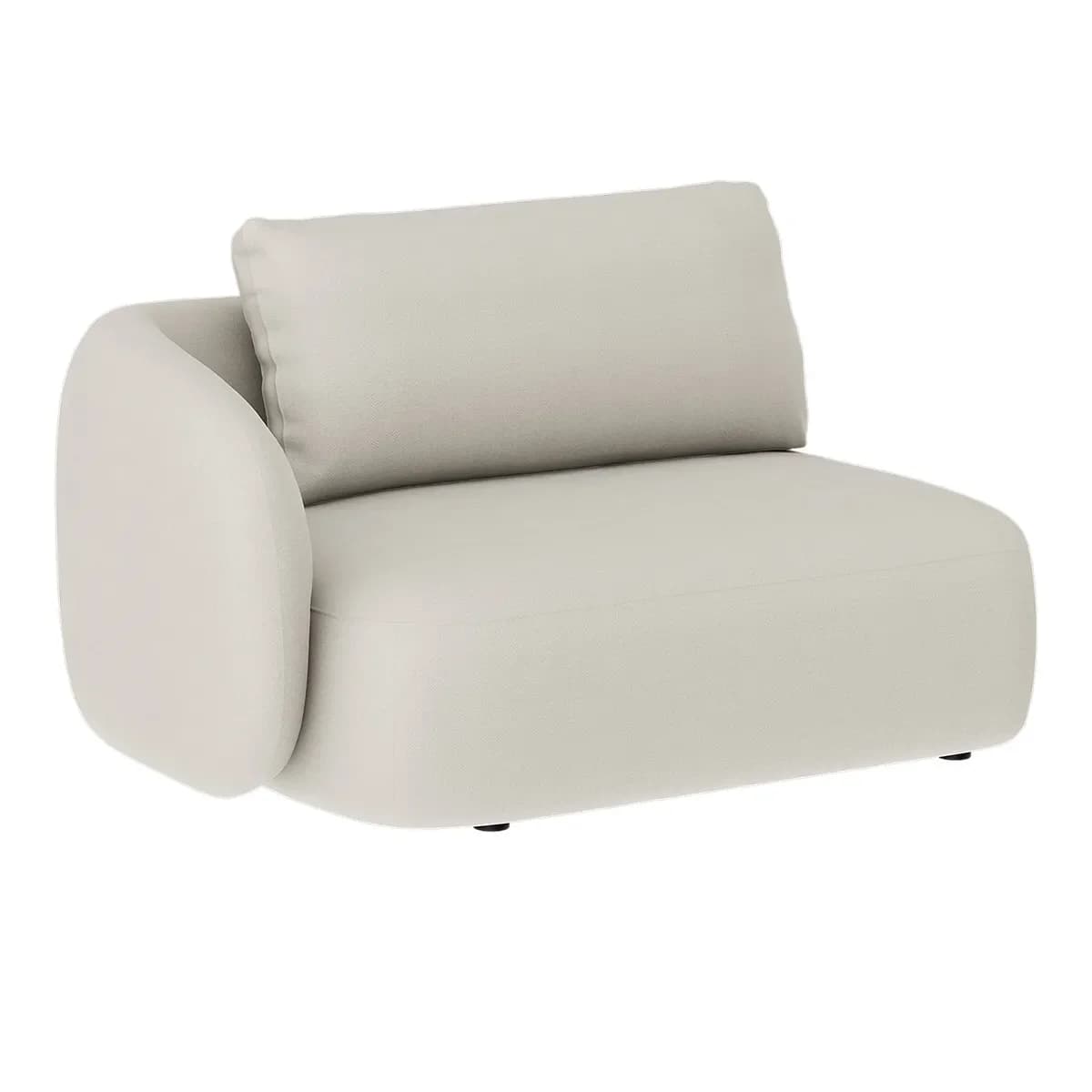 Artwood, Dixon 1,5-Sitzer Sektion links Haze cream
