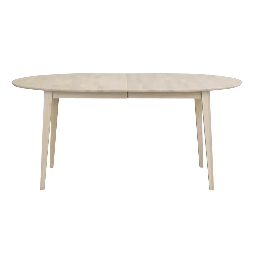 Rowico Home, Filippa Esstisch oval 170-210x105 cm weiß pigmentierte Eiche
