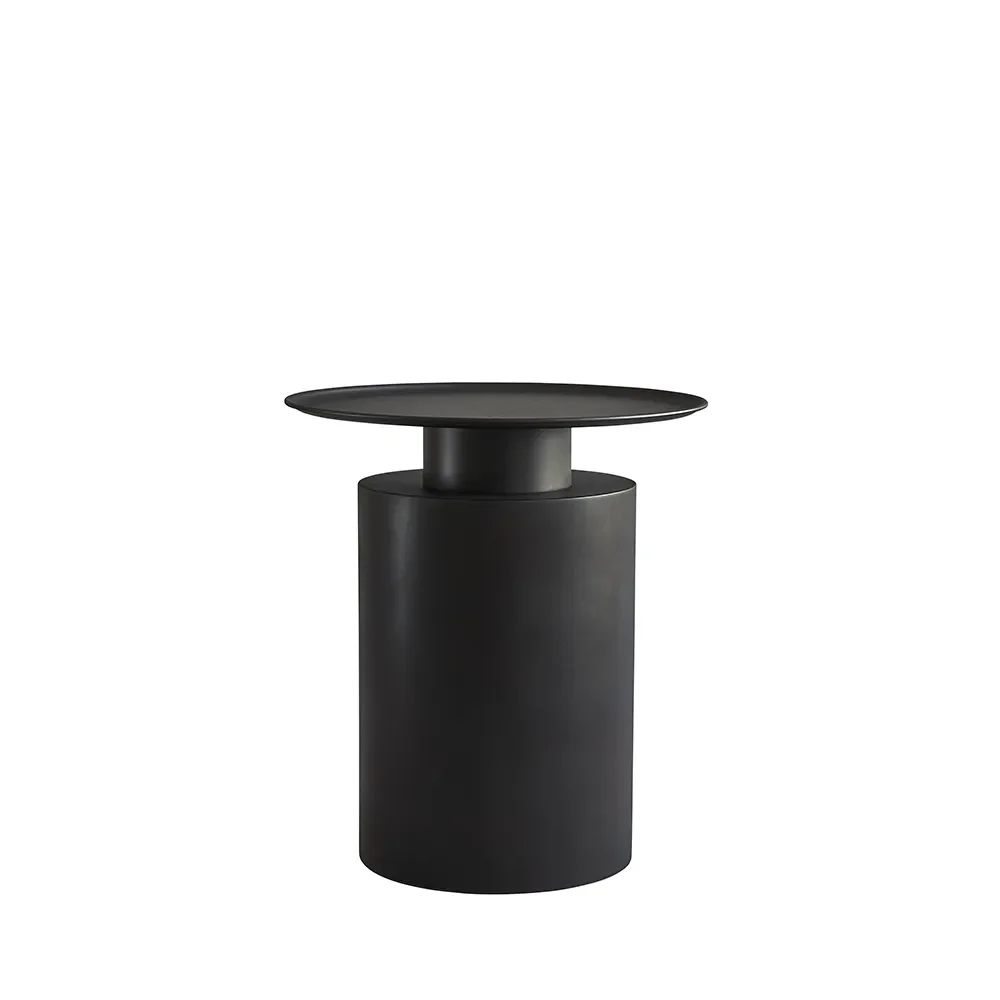 101 Copenhagen, Pillar Couchtisch, hoch – Burned Black