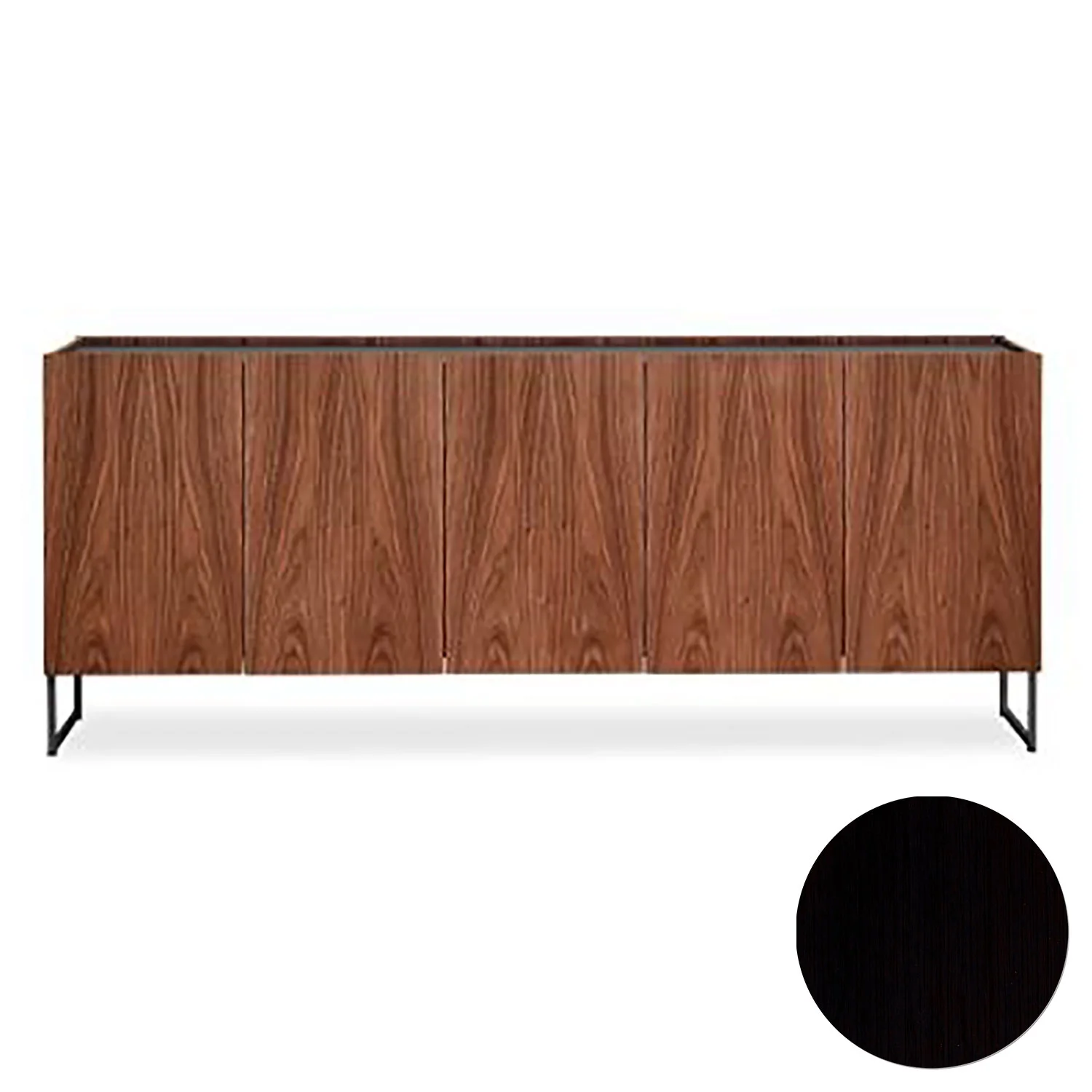 Skovby, Sm405 Anrichte Eiche Schwarz Lack 211X43X68Cm