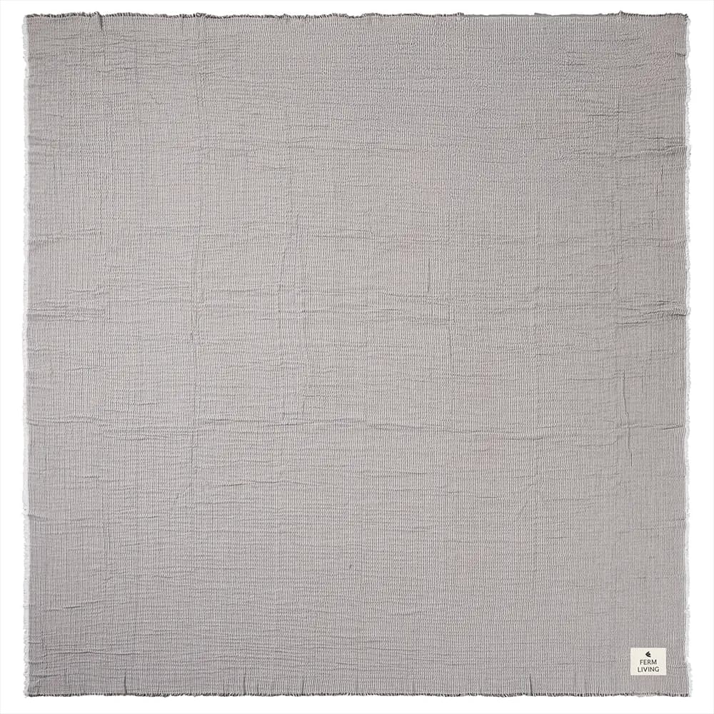 ferm LIVING - Fino Tagesdecke Ink Blue/Sand