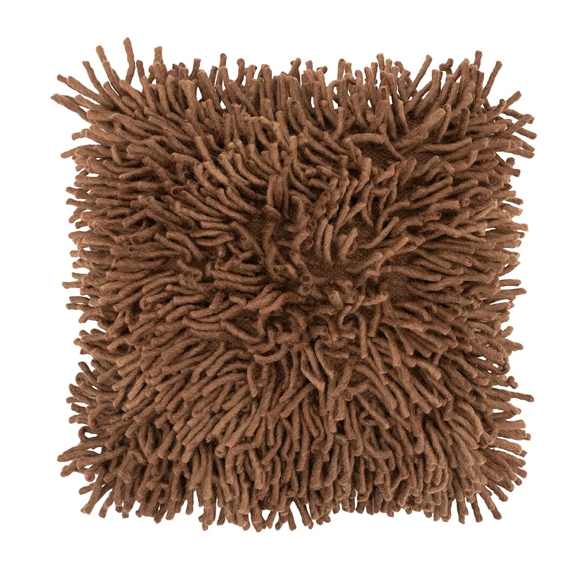 By-Boo, Dekokissen aus Baumwolle Moppy Brown 50x50 cm