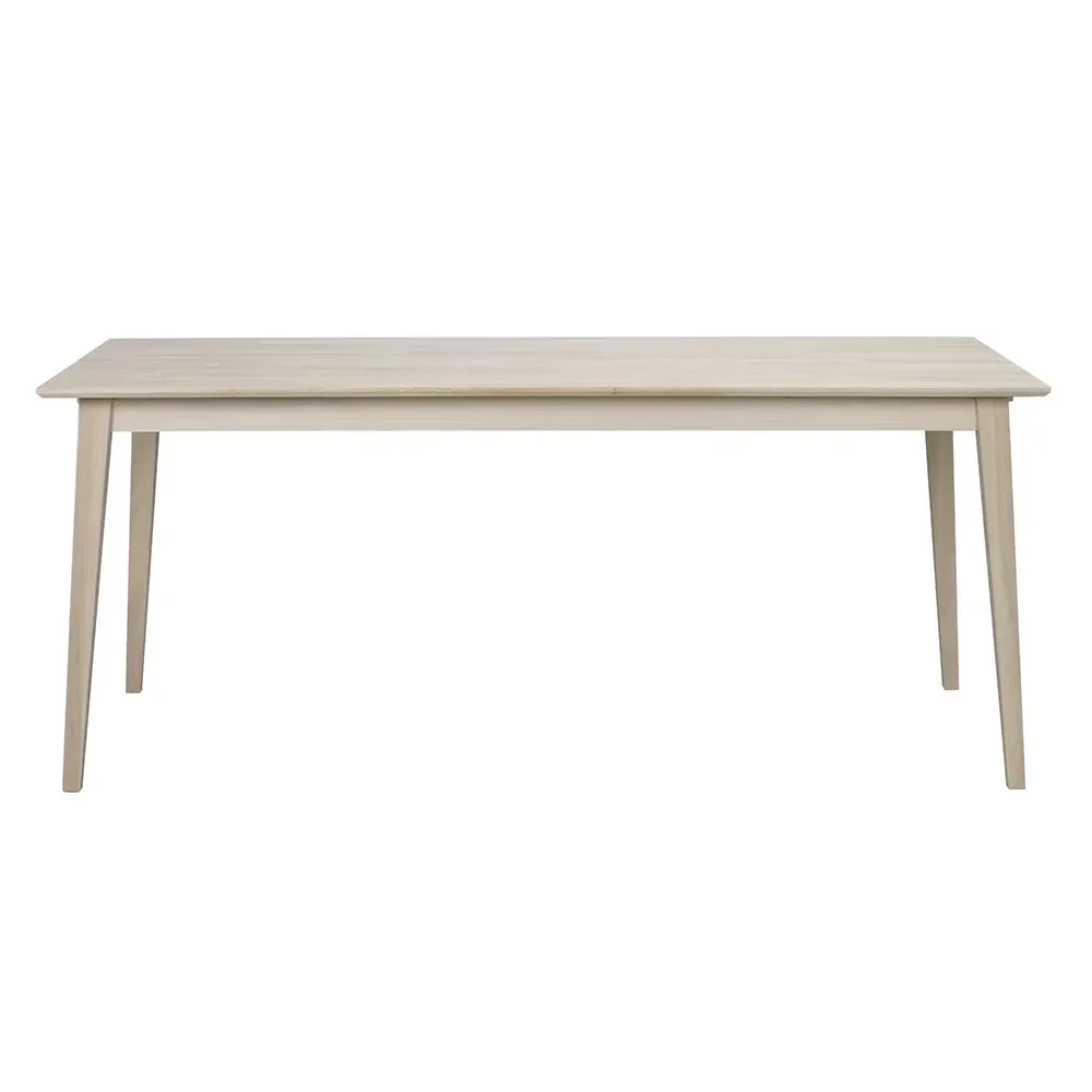 Rowico Home, Filippa Esstisch 180x90 cm weiß pigmentierte Eiche