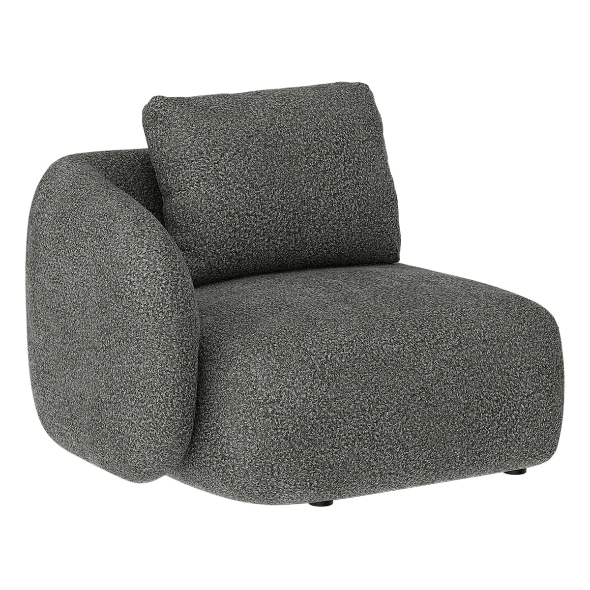 Artwood, Dixon 1-Sitzer Sektion links Vega charcoal