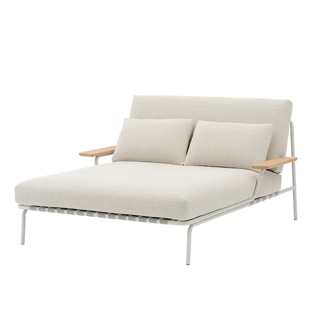 Muuto, Loungebed Settle mit Armlehnen Grey