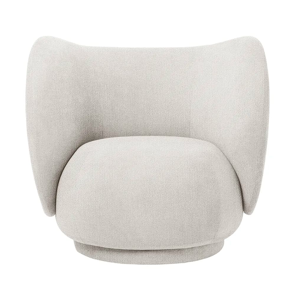 Ferm Living, Rico Lounge sessel Boucle - Off-White