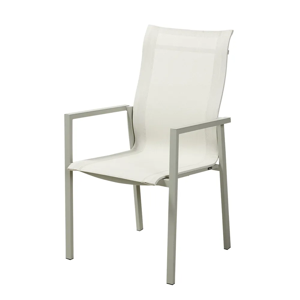 Brafab, Stuhl mit Armlehne Light Grey/Off-White