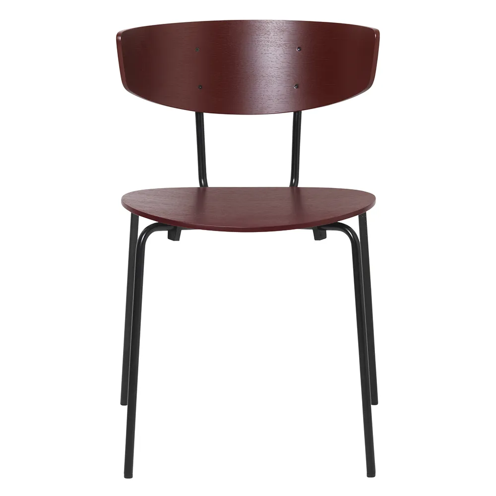 Ferm Living, Herman Esszimmerstuhl - Red Brown