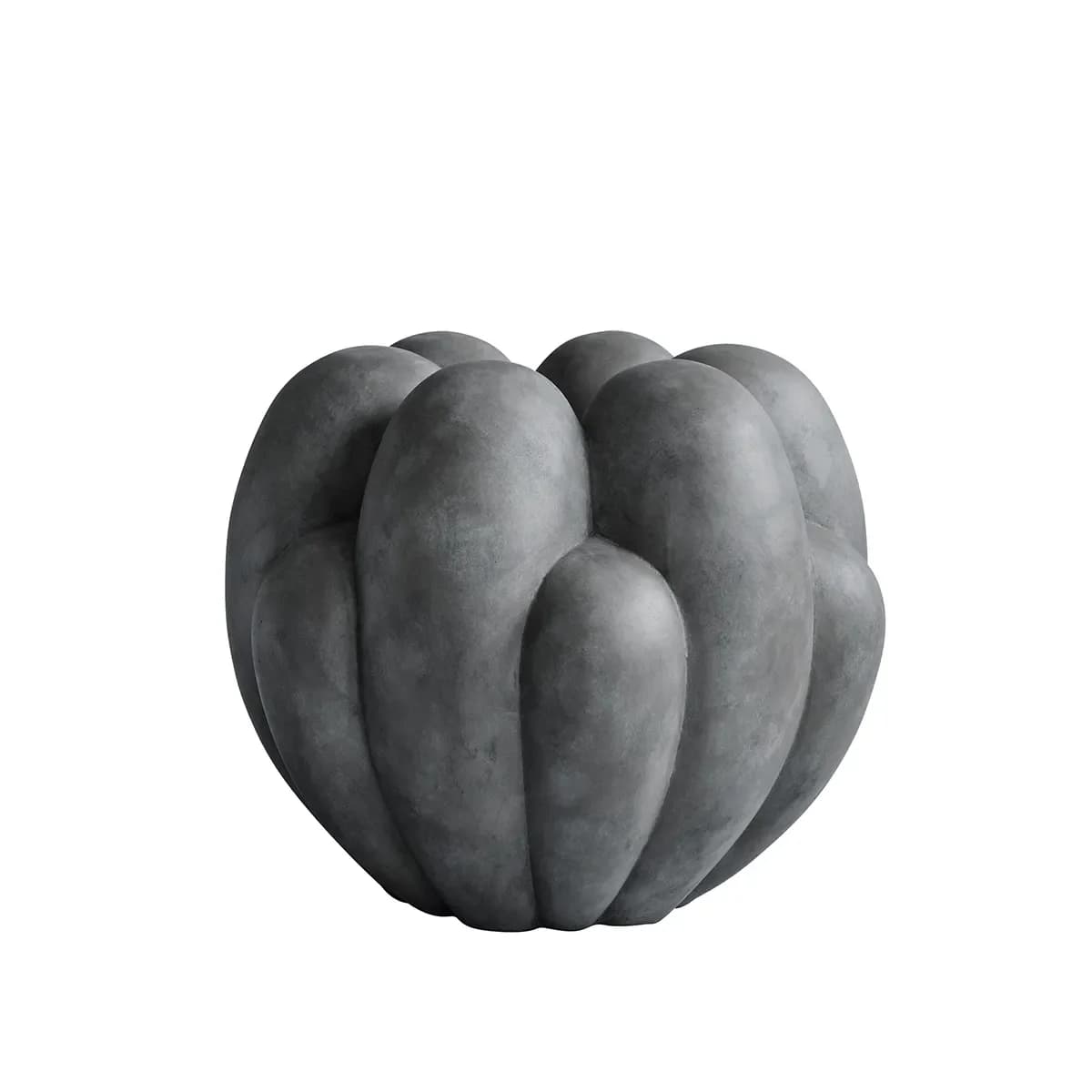 101 Copenhagen, Handgefertigte Vase Bloom Big Dark Grey H44 cm