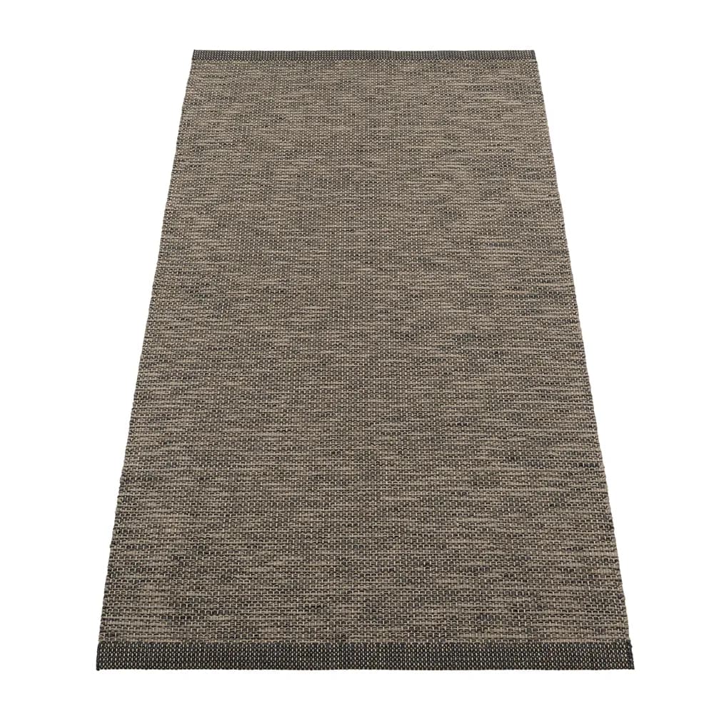 Pappelina, Sam teppich 70 x 150 cm Black/Walnut
