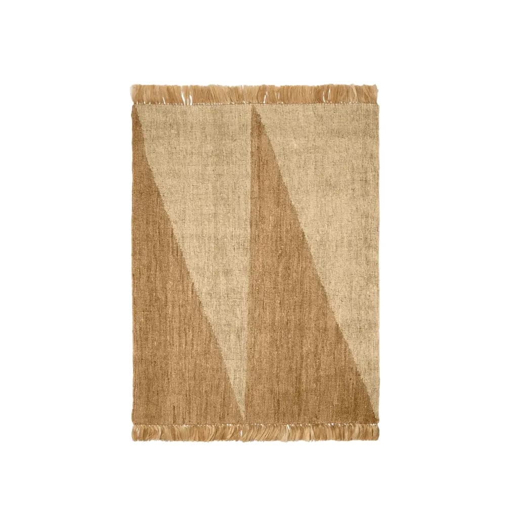 Ferm Living, Studie Teppich 140x200 cm- Natural/Off-white
