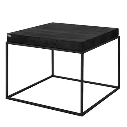 Artwood, Beistelltisch Carlisle 65x65 cm schwarz