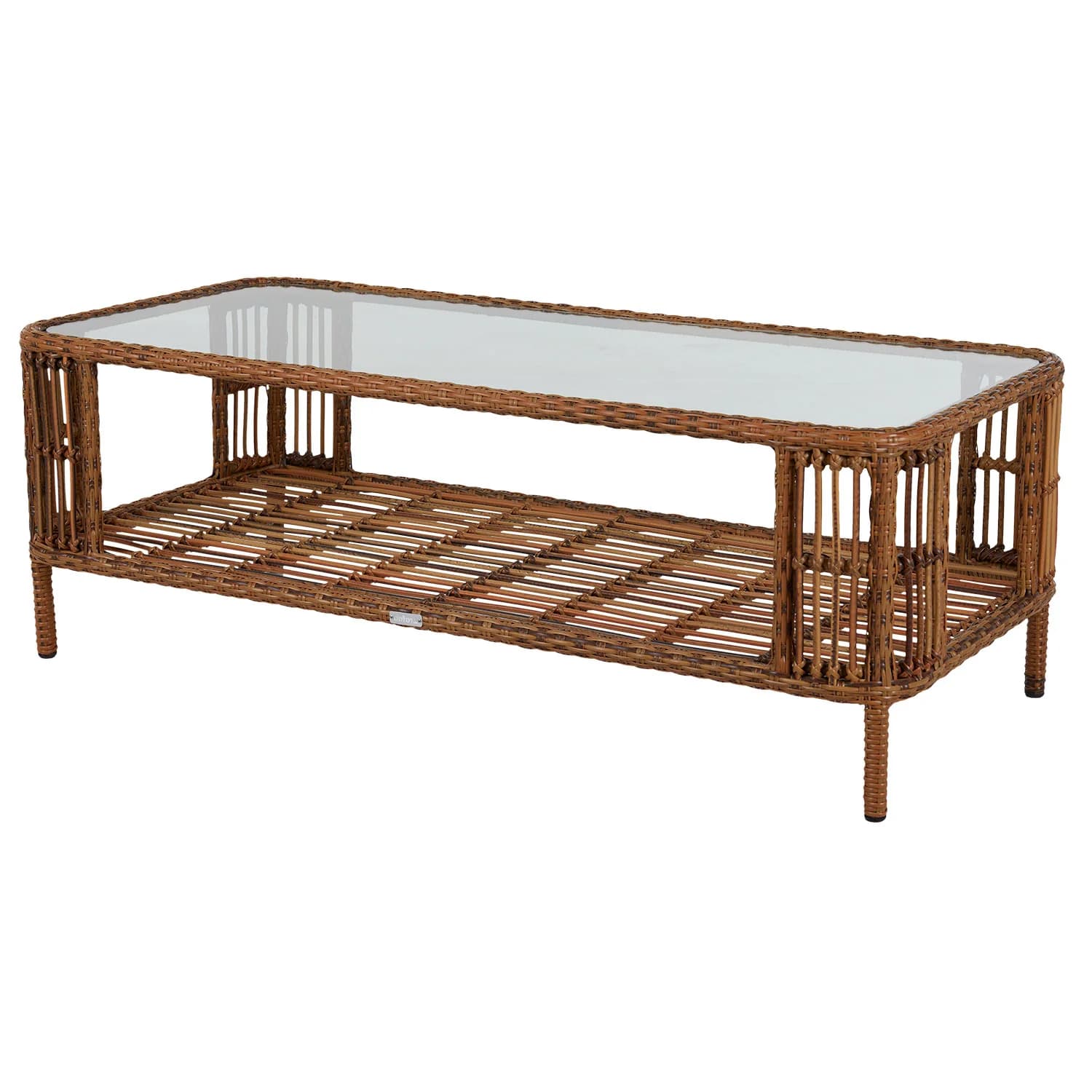 Brafab, Anemon Couchtisch 65x140 natur/weiß