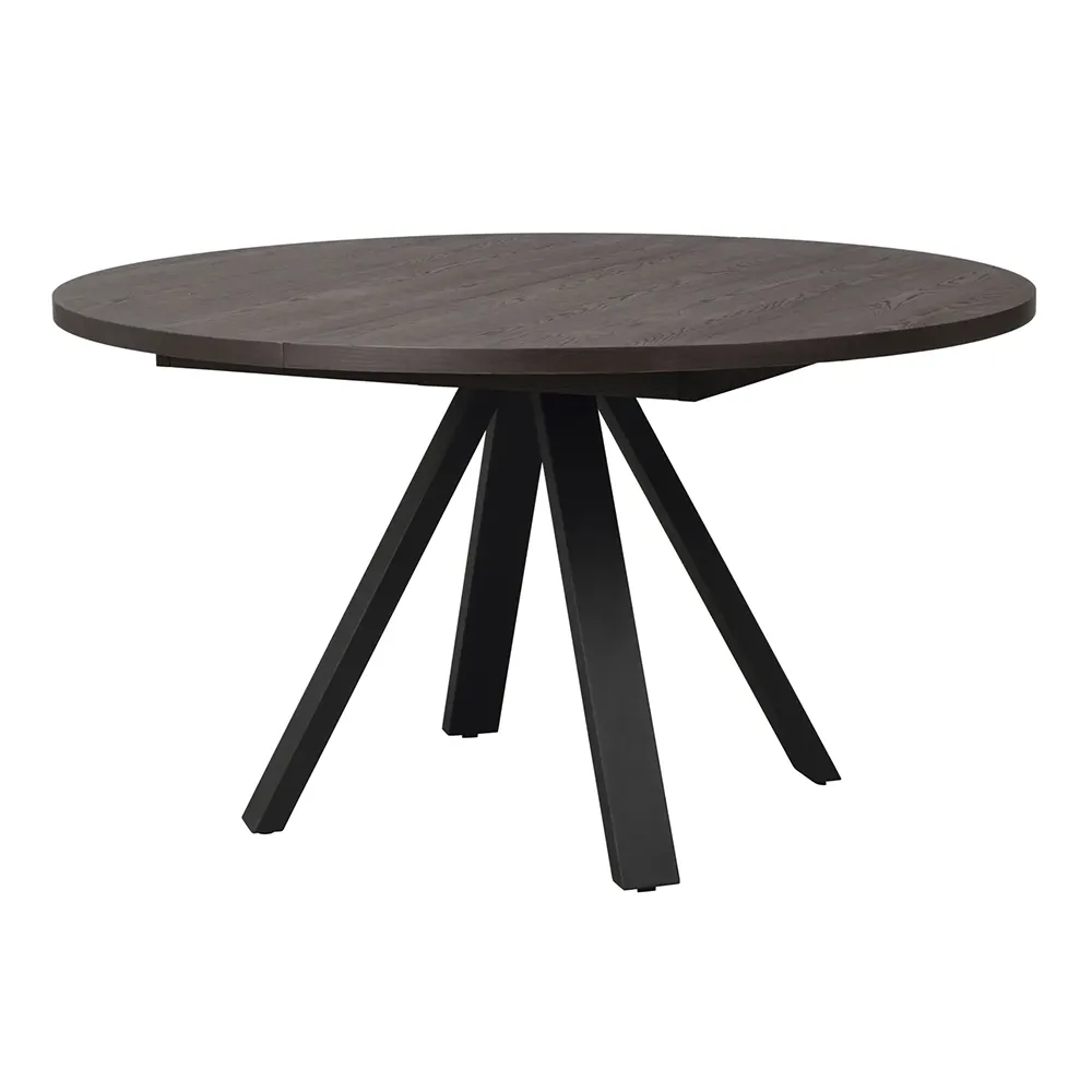 Rowico Home, Maddock Esstisch Ø135 cm braune eiche