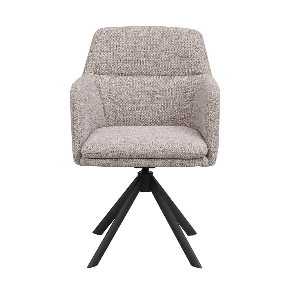 Rowico Home, Gladstone Stuhl mit Armlehnen dunkelbeige