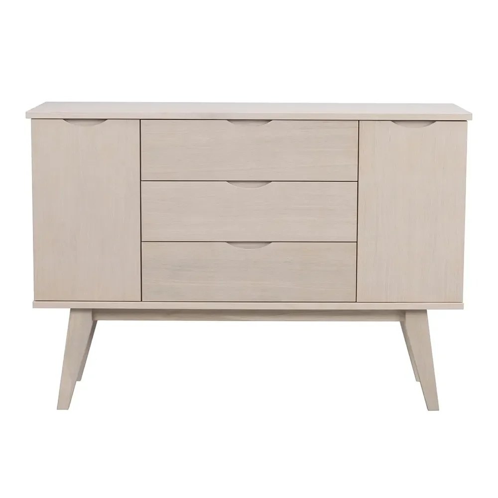 Rowico Home, Filippa Sideboard 122x40 cm weiß pigmentierte Eiche