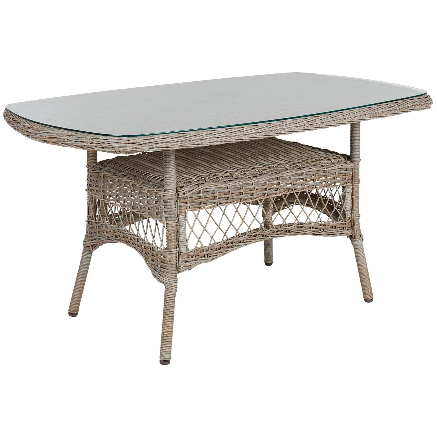 Brafab, Kamille Esstisch 80x135 cm beige/beige