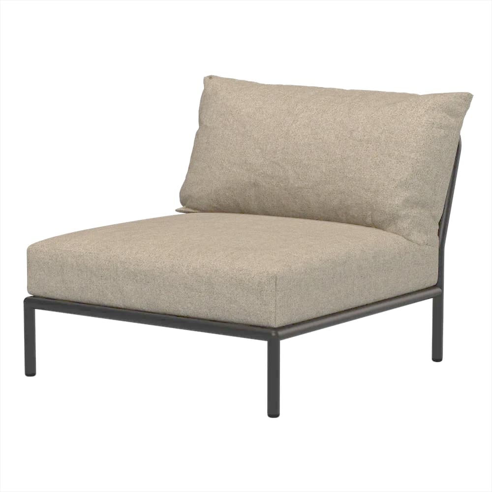 Houe, Level 2 Sessel Papyrus/Dunkelgrau