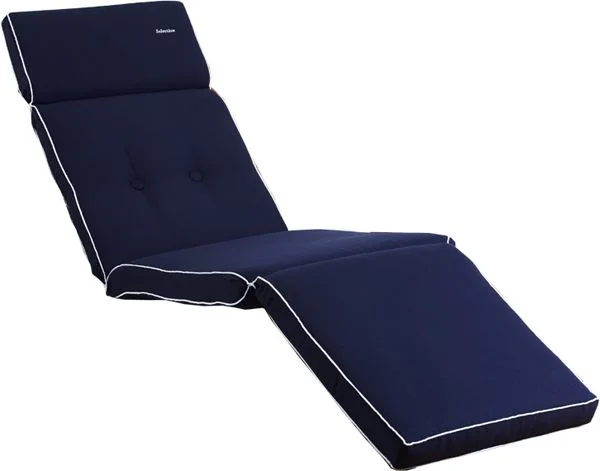 Fritab, Selection Liegestuhl kissen 45 Marineblau