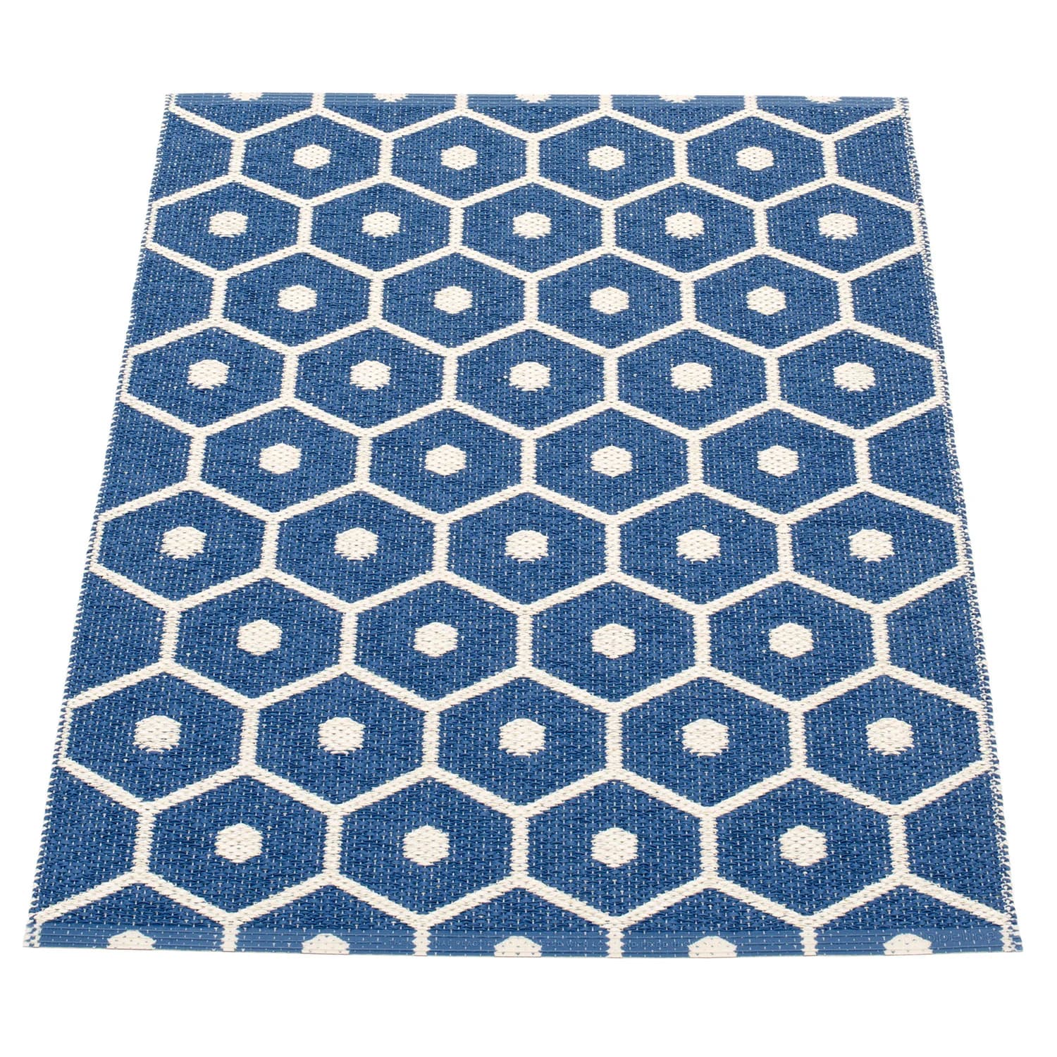 Pappelina, Honey Teppich 70x100 cm denim / vanilla