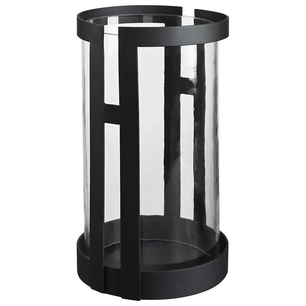 Santino Outdoor Lantern Black L