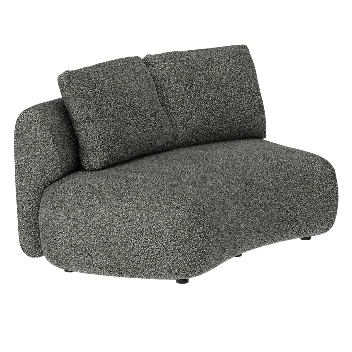 Artwood, Dixon 2-Sitzer Sektion links Vega charcoal