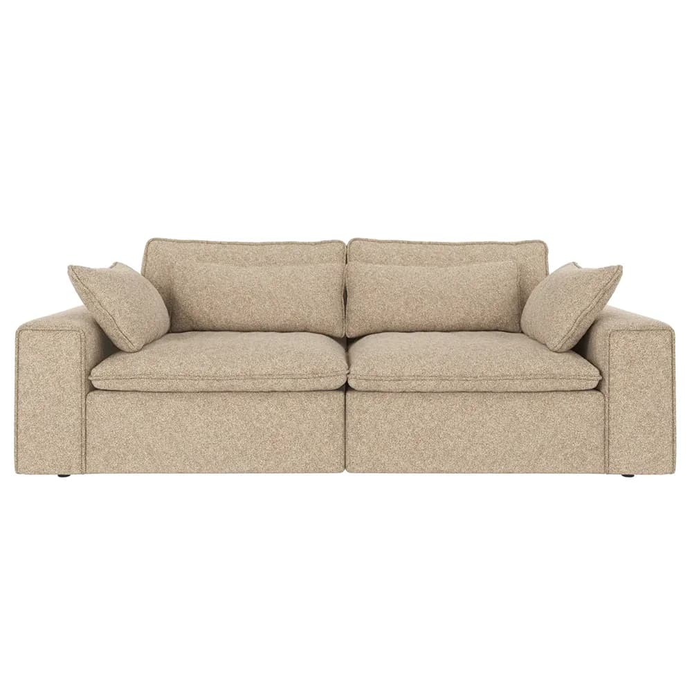 Rowico Home, Rawlins Sofa 3-Sitzer Stoff Bobby beige