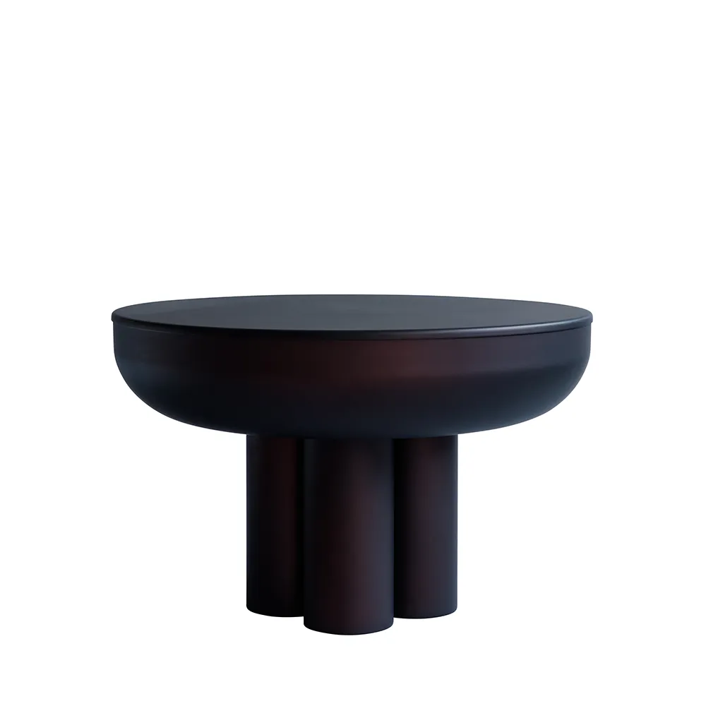 101 Copenhagen, Crown Couchtisch niedrig – Gebranntes Schwarz