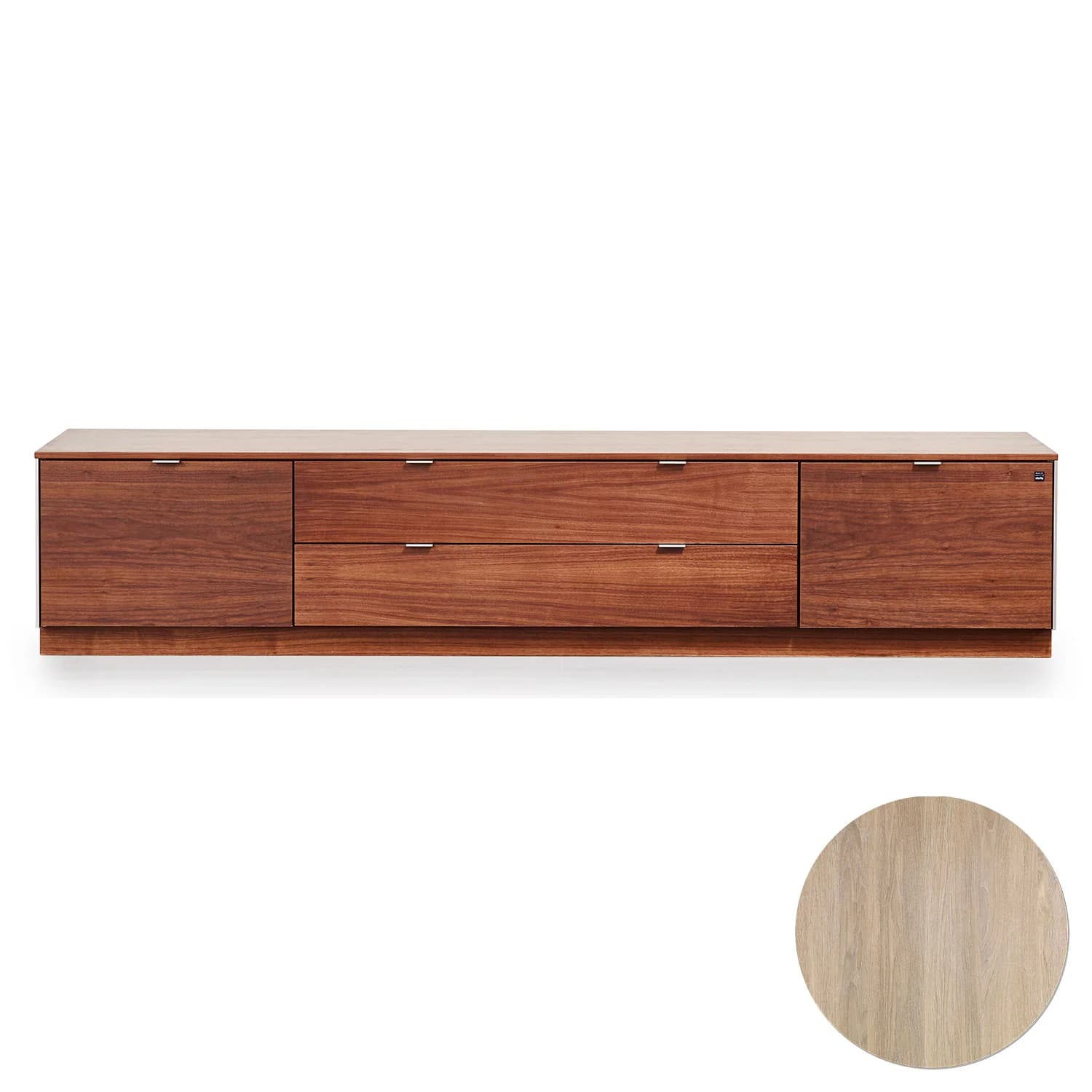 Skovby, Sm941 Tv Bank Eiche Weißöl 194X44X40Cm