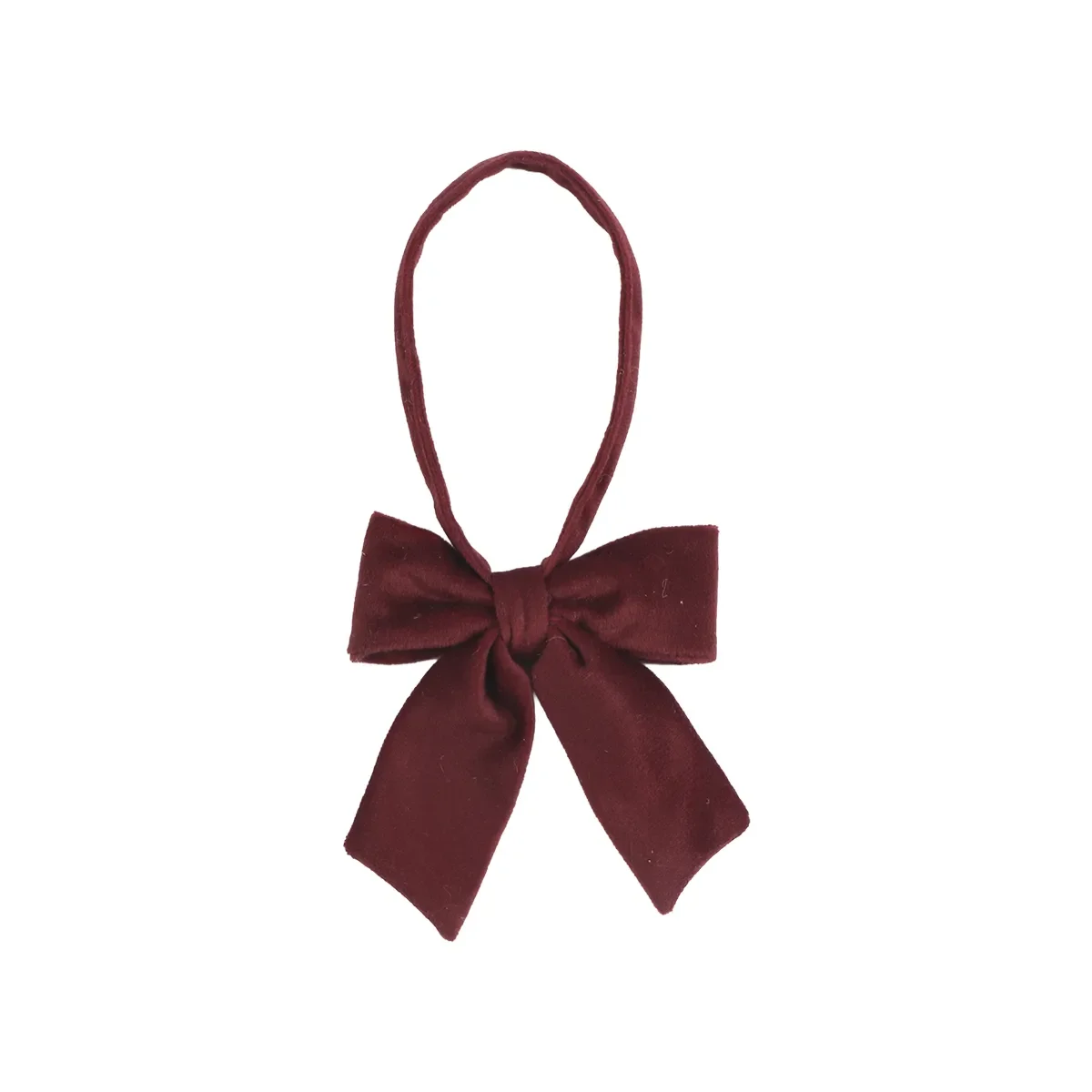 Affari of Sweden, Weihnachtsschleife aus Samt Velvet S Red B 10 cm