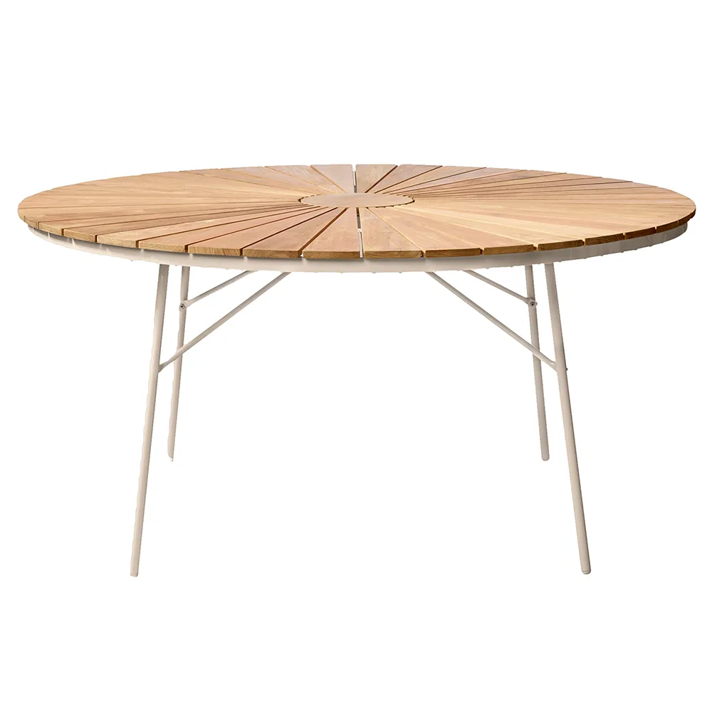 Cinas, Ellen Esstisch 150 cm Sandy Grey / Teak