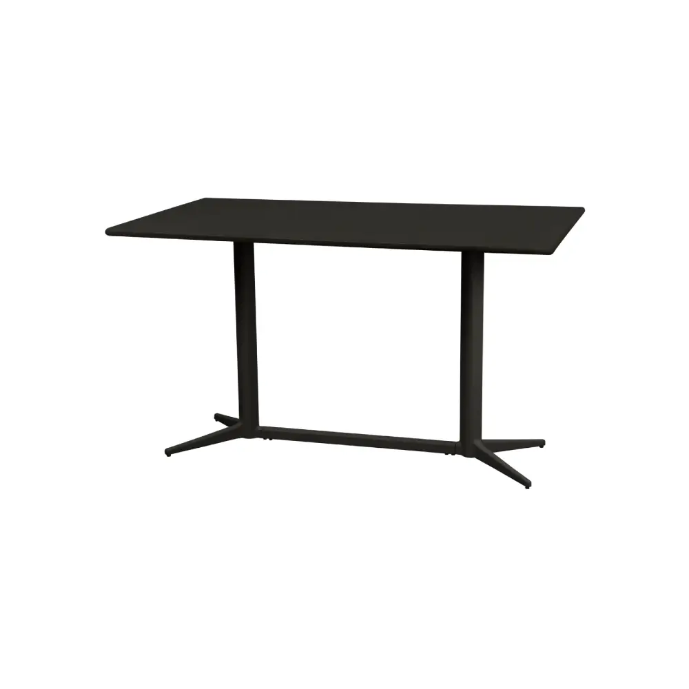 Cane-line, Tischplatte 130 x 75 cm, Lavagrau, Aluminium