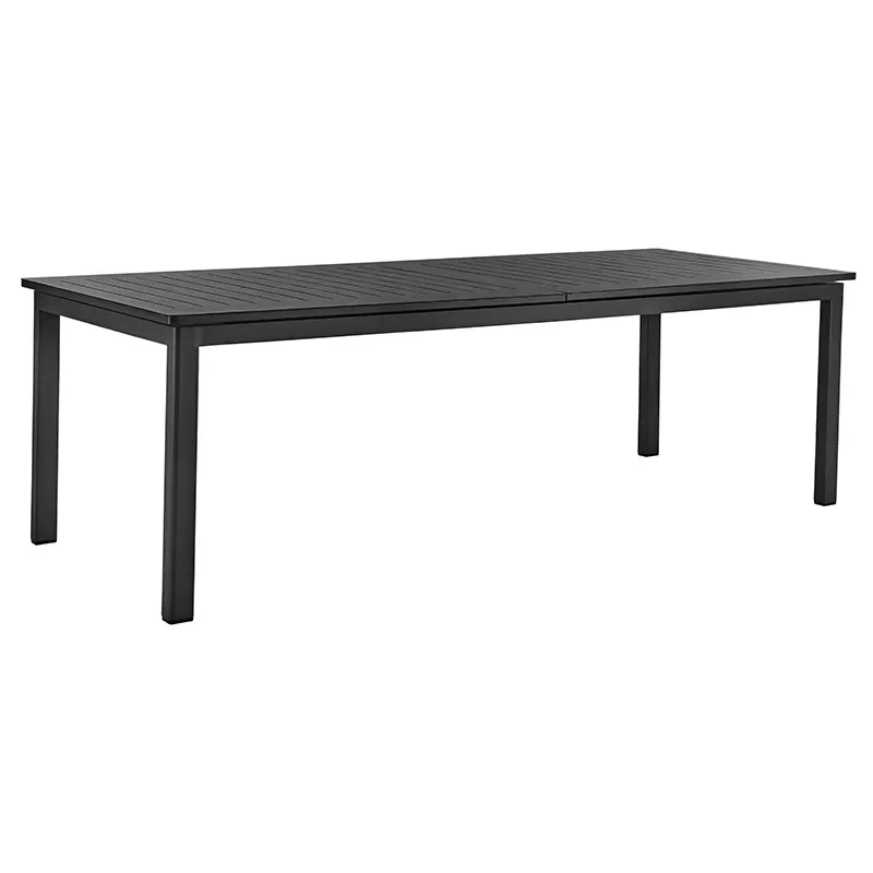 Brafab, Lomma XL esstisch 100x260-380 cm schwarz