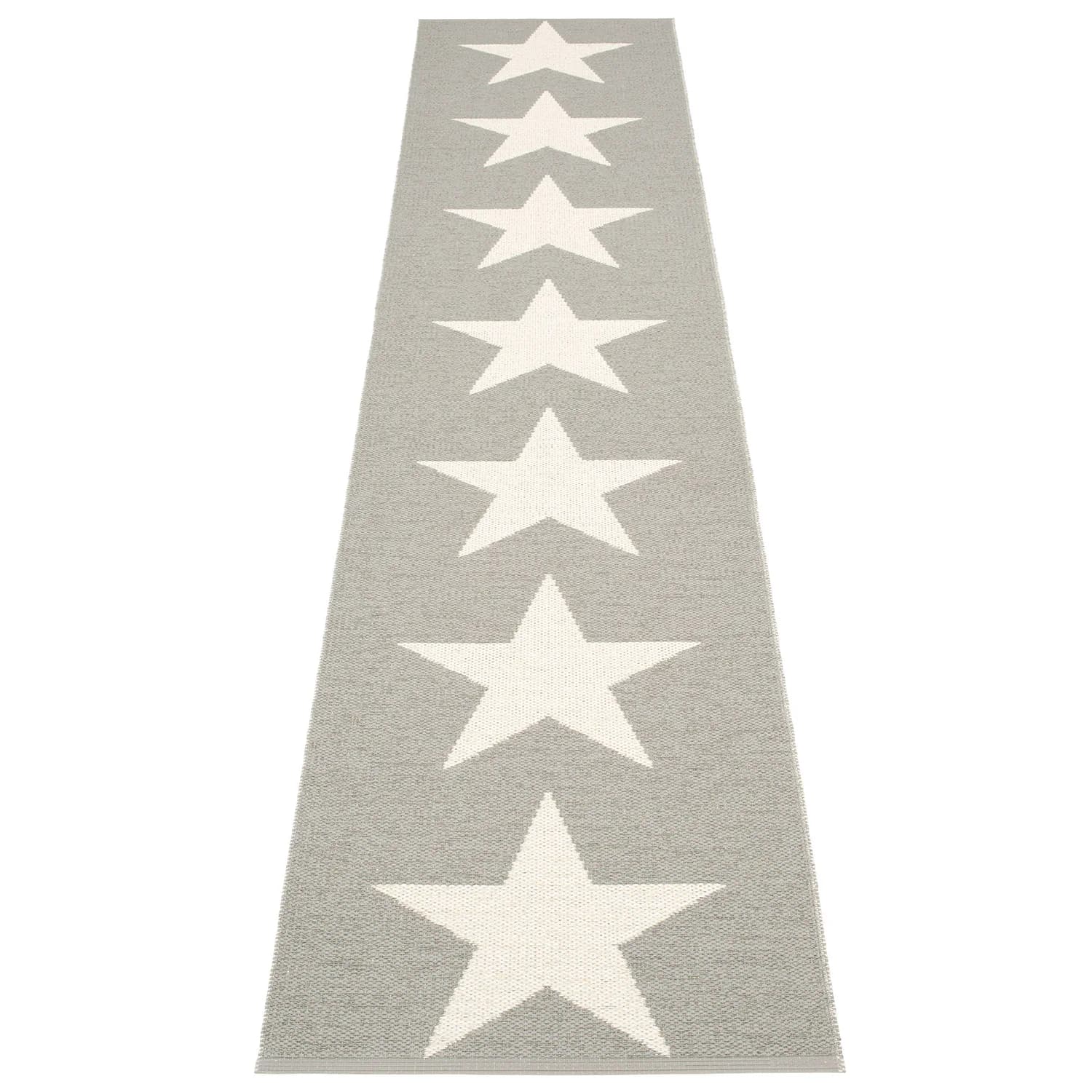 Pappelina, Viggo Teppich 70x350 cm one warm grey / vanilla