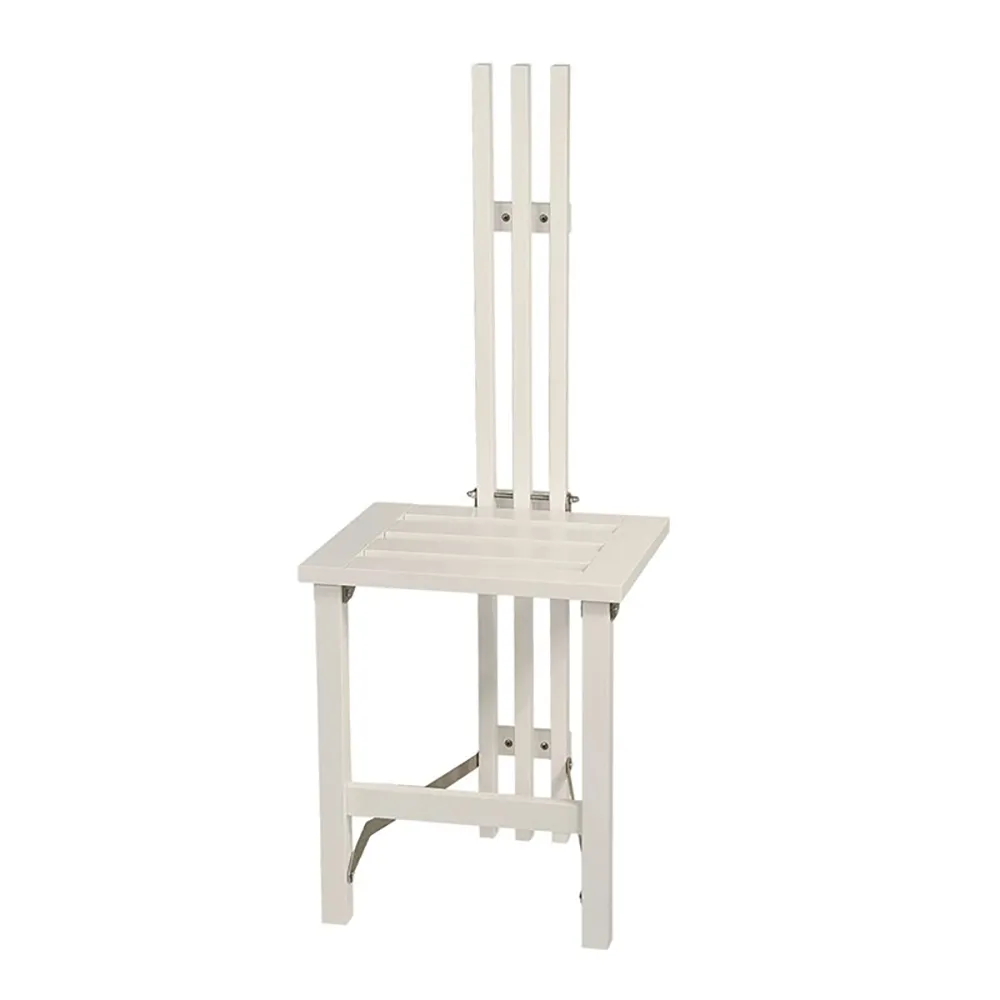 Oscarssons Möbel, Nadja Wall Chair Birke weiß lackiert