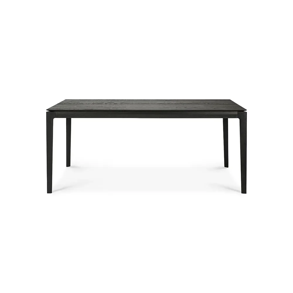 Ethnicraft, Bok Esstisch 100x180-280 cm Eiche schwarz lackiert