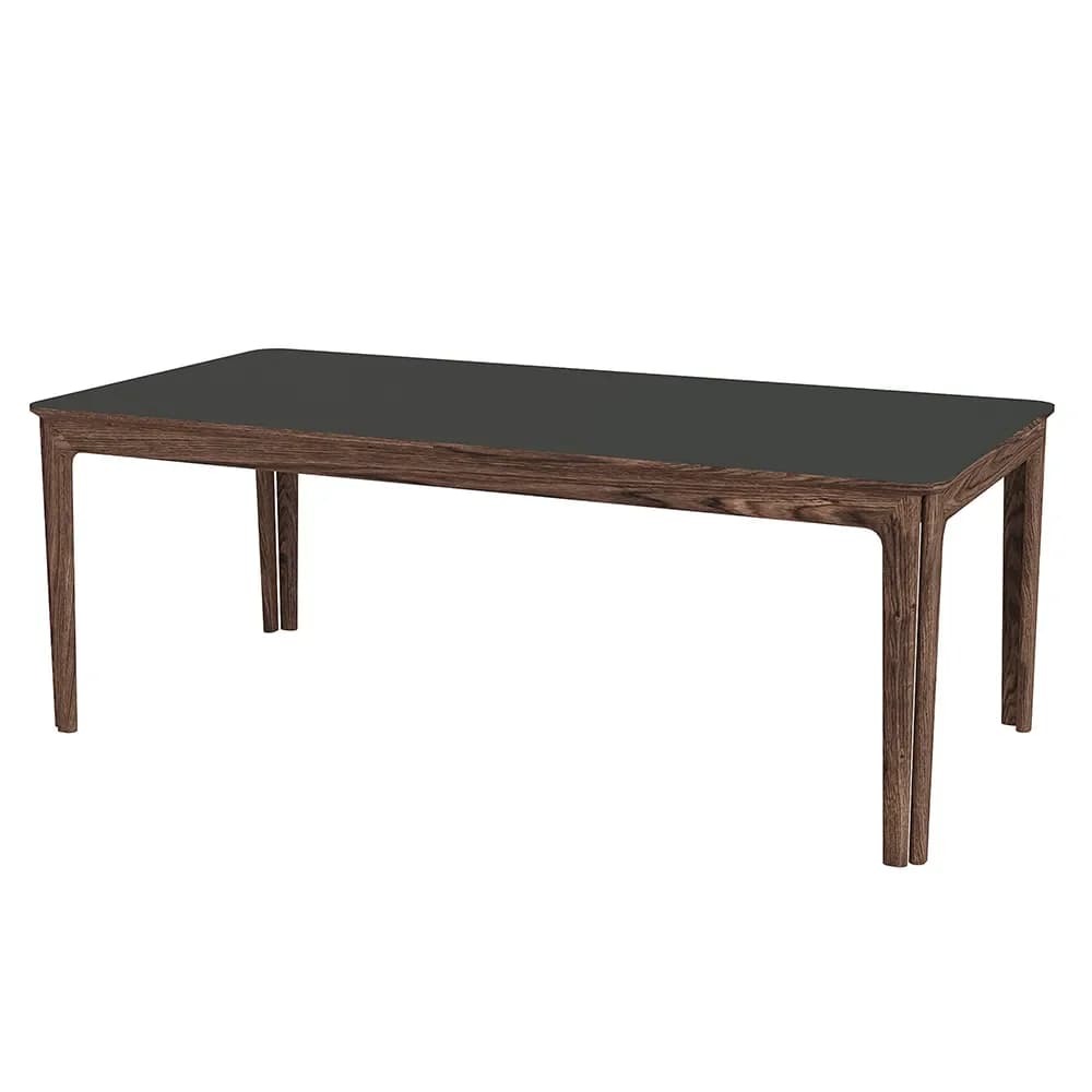 Skovby, Sm27 Tisch Nussbaum Öl/Schwarz Nano-Laminat