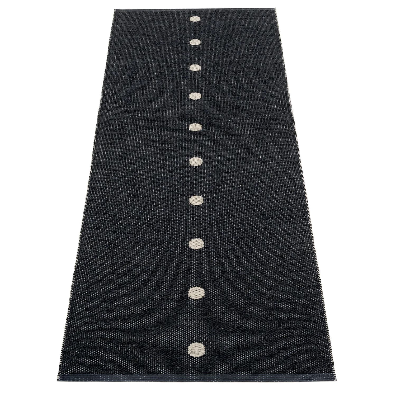 Pappelina, Peg Teppich 70x200 cm black / linen