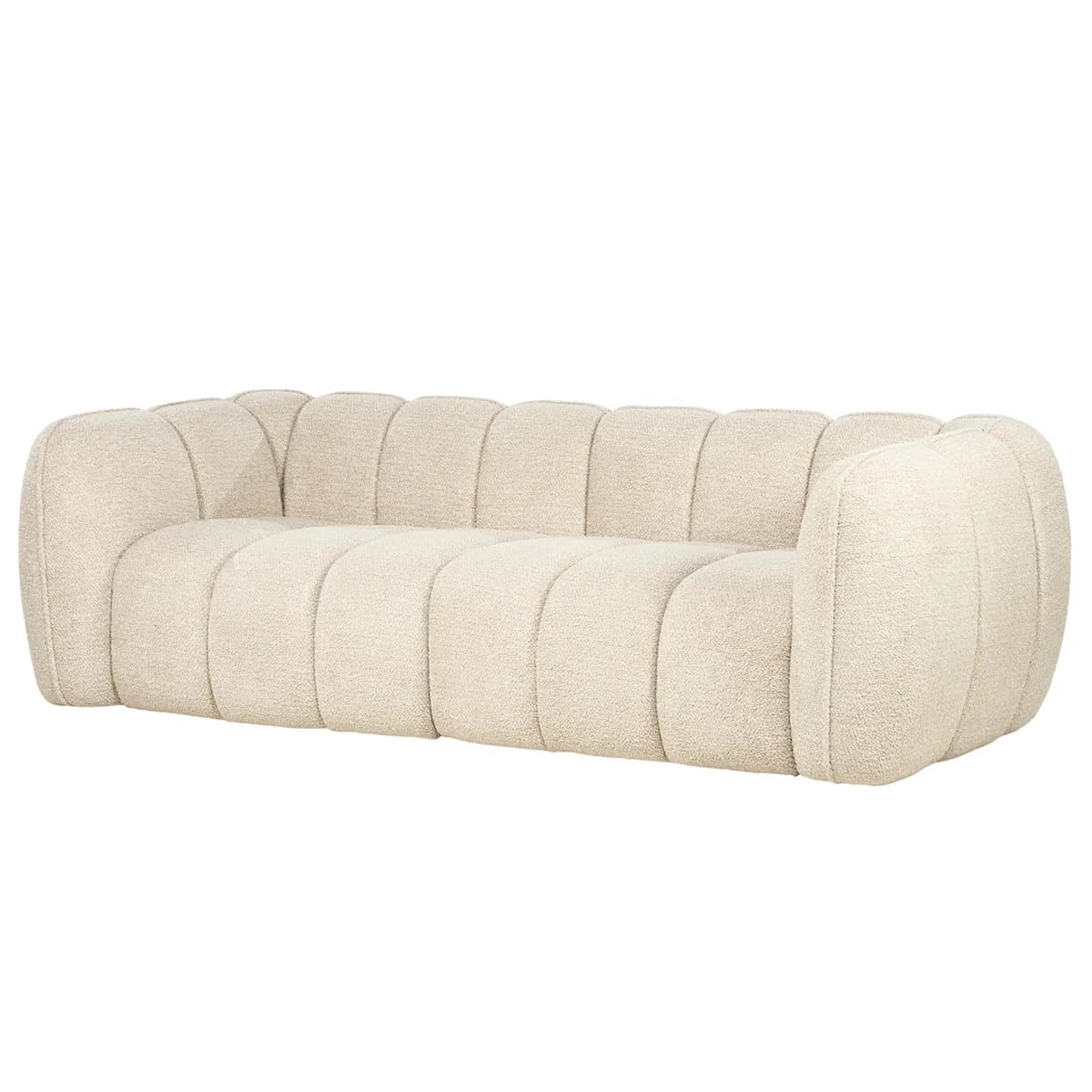 By-Boo, Sofa Cubetto (2,5-Sitzer) Taupe