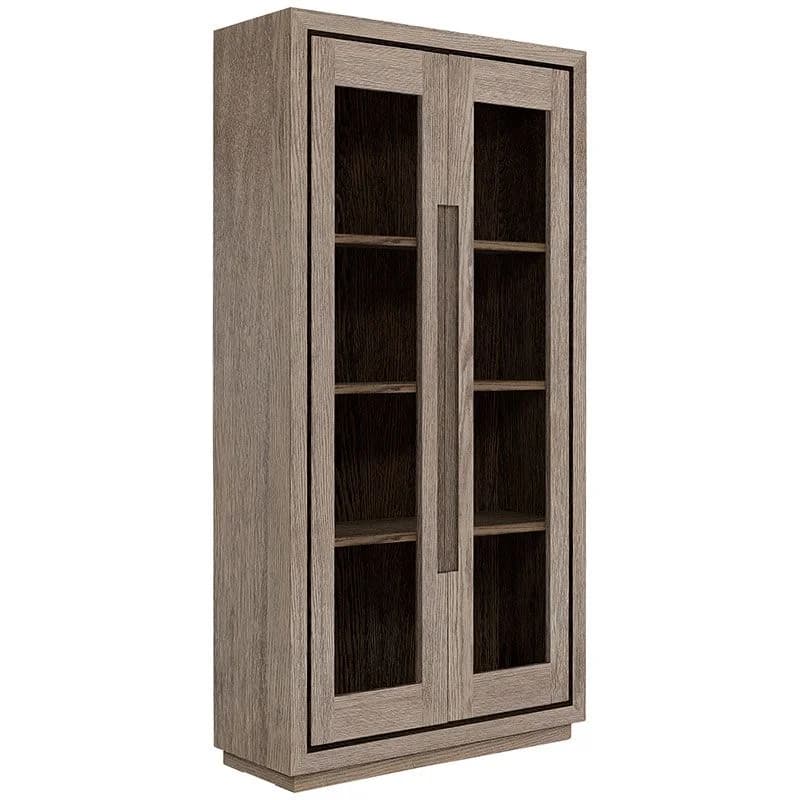 Hunter Glass Cabinet Antique Gray