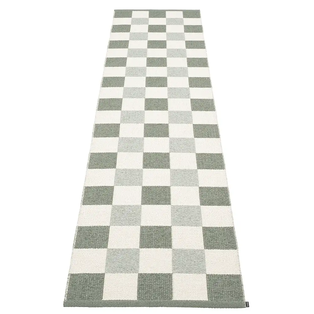Pappelina, Pix Teppich 70x300 cm Army/Vanilla/Sage