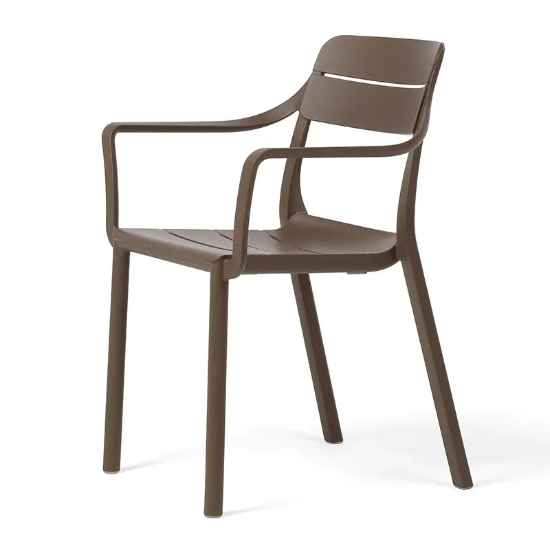 Nardi, Cassia stuhl mit armlehne Tabacco
