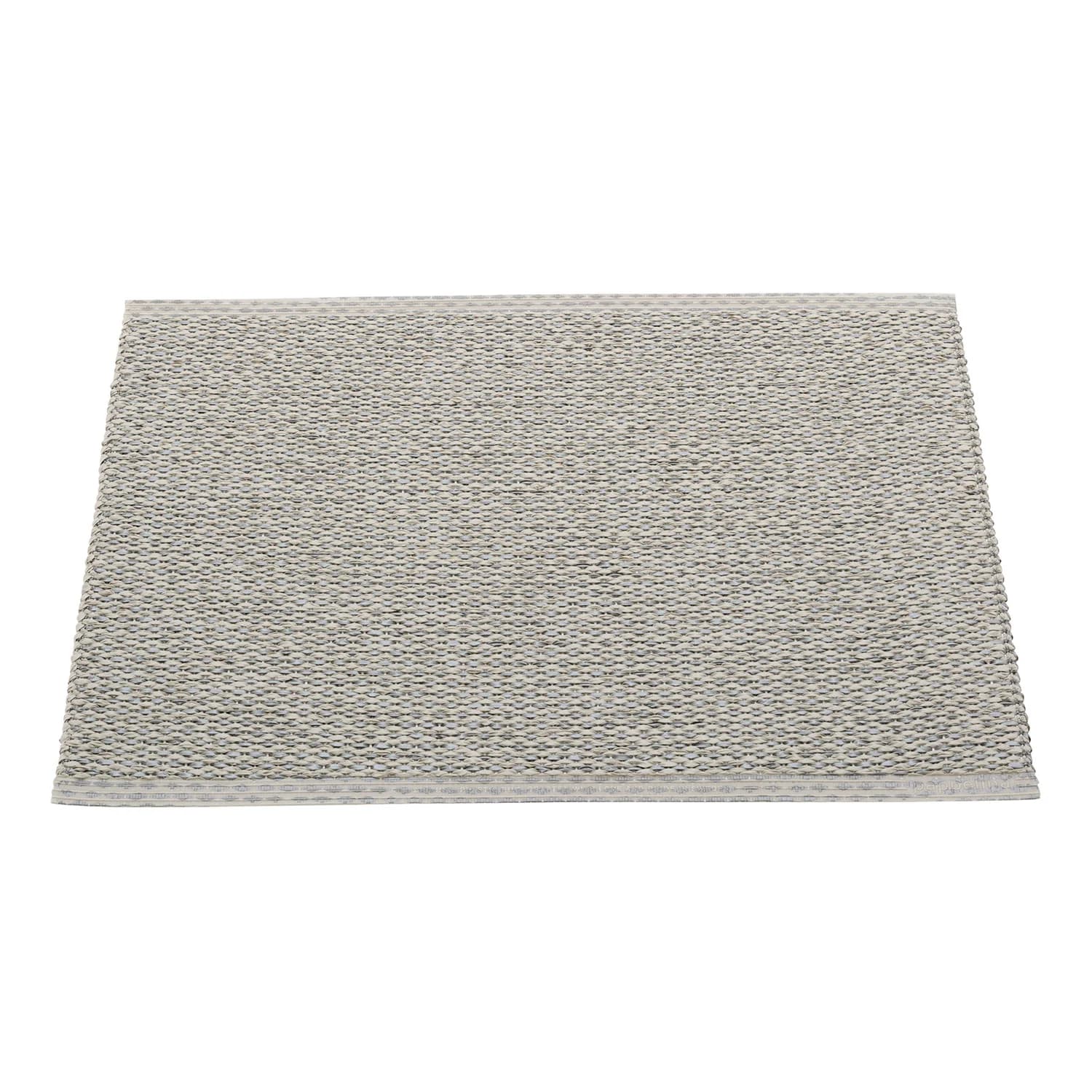 Pappelina, Svea Teppich 70x50 cm warm grey / granit metallic