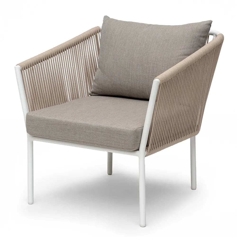 Hillerstorp, Lersund Sessel Weiß/Beige