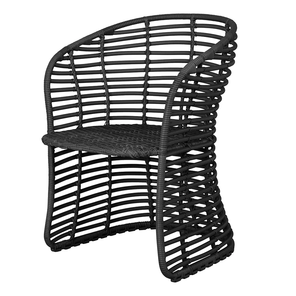 Cane-line, Basket Dining Chair Künstliches Rattan Graphit