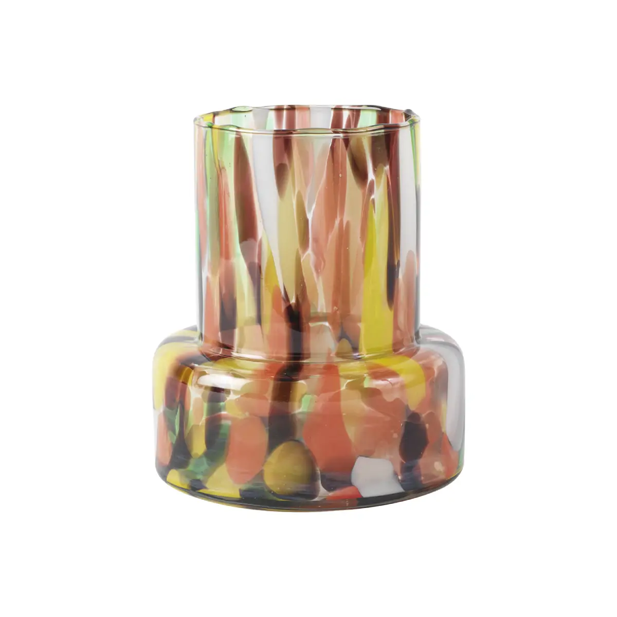 Affari of Sweden, HAROLD Vase mehrfarbig Ø 18 x H 21 cm