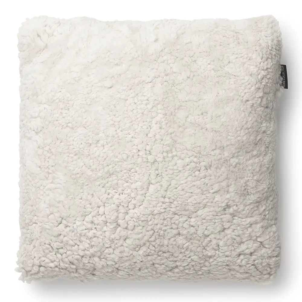Skinnwille, Curly kissenbezug 45x45 cm Beige Moonlight
