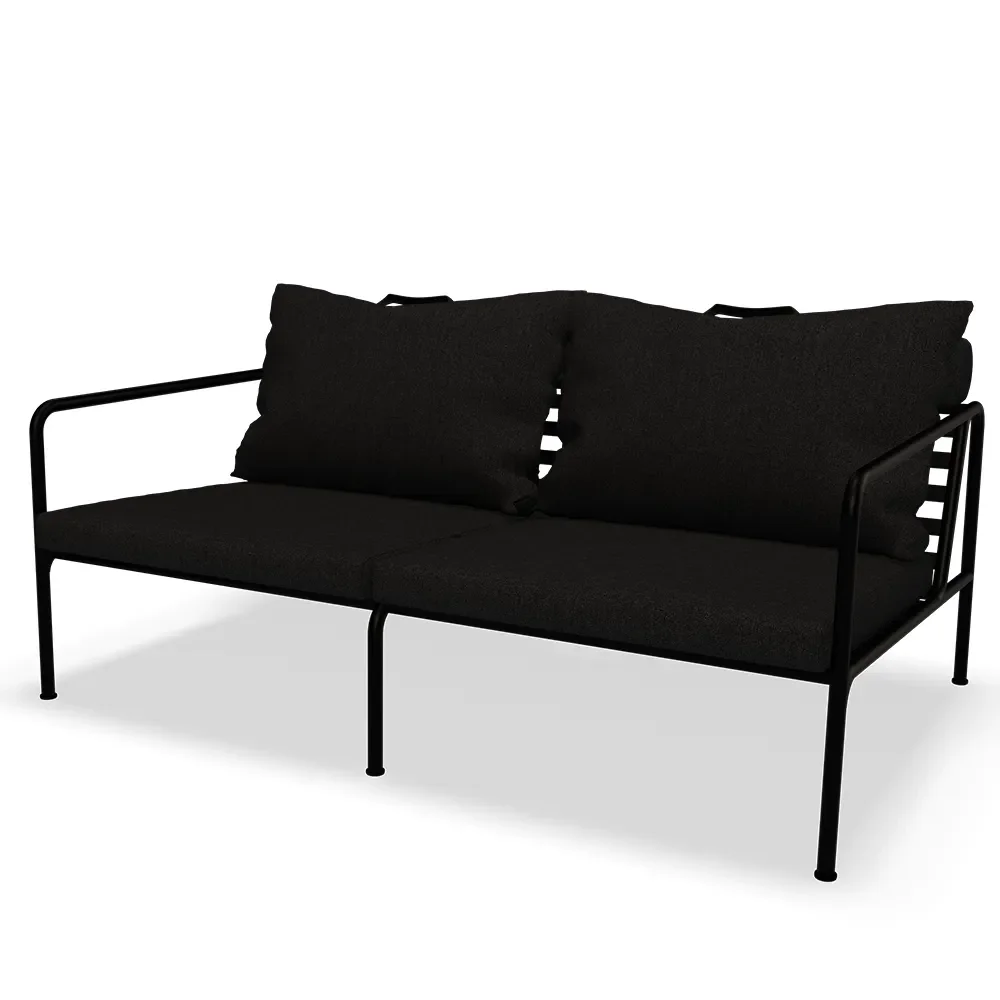 Houe, Avon 2 Sitzer Sofa Dunkelgrau/Schwarz