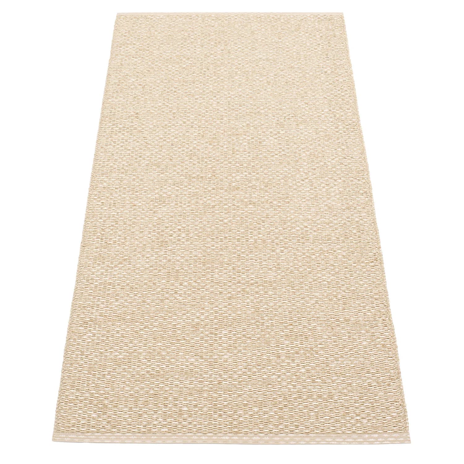 Pappelina, Svea Teppich 70x160 cm beige / champagne metallic