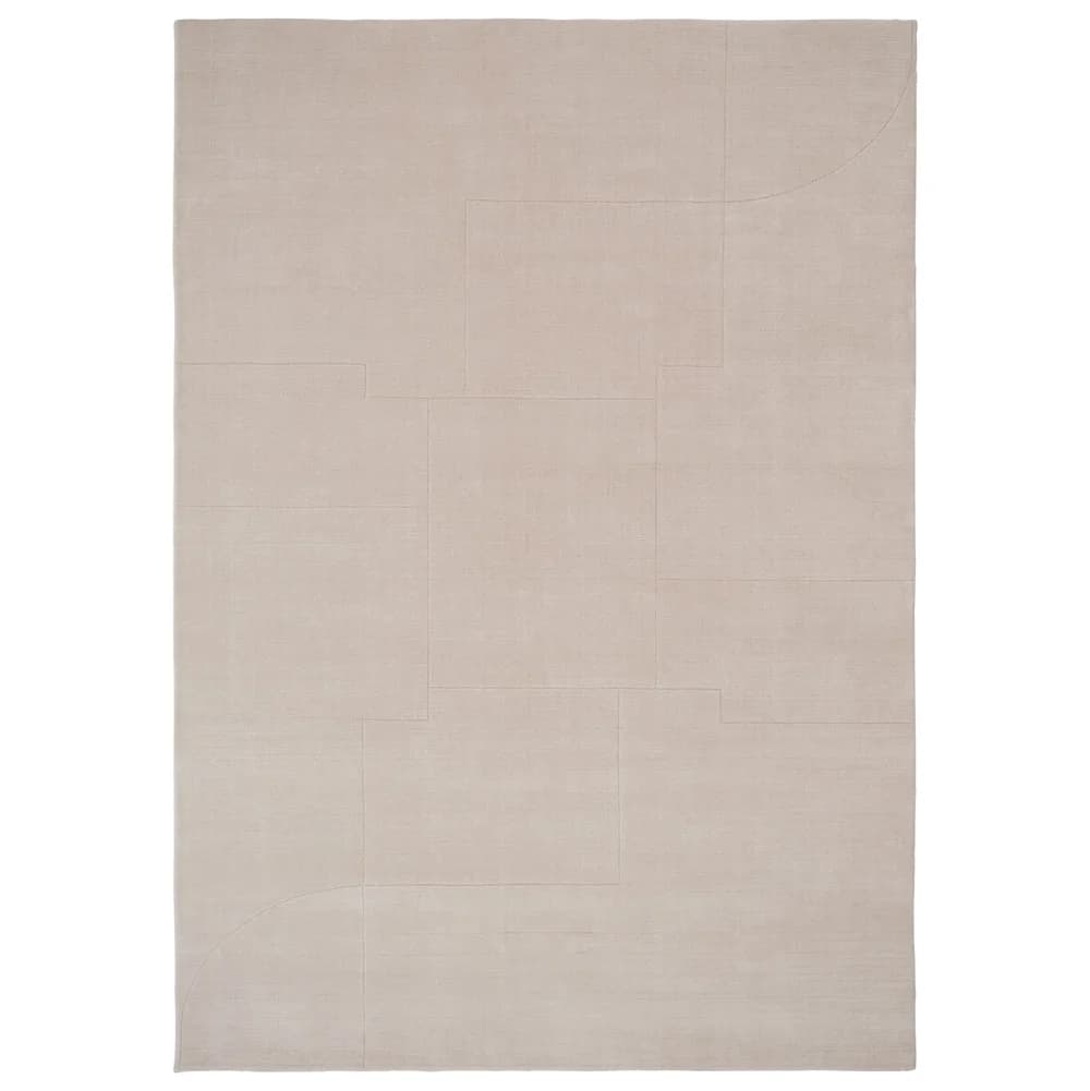 Linie_Design, Geometric Maze Beige 140x200 teppich